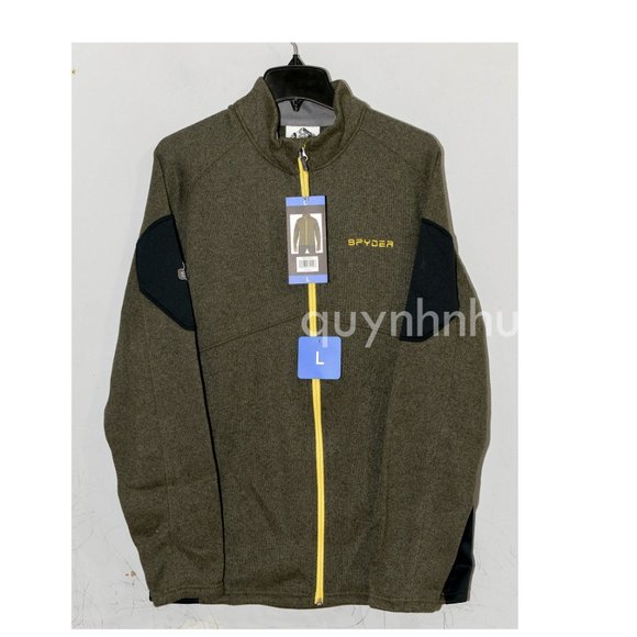 Spyder Men full-zip Empire Jacket in  green - Picture 2 of 9